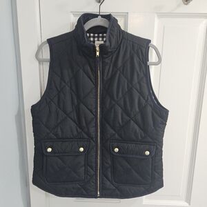 Jrew Quilted Vest Size Medium
